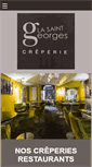 Mobile Screenshot of creperie-saintgeorges.fr